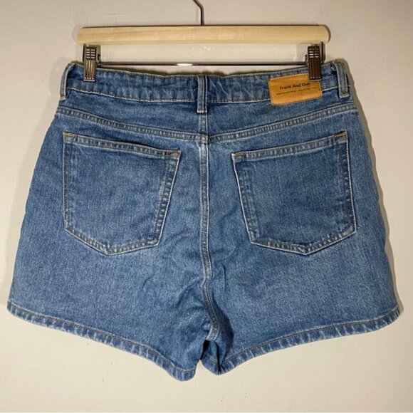 Frank and Oak The Stevie Tapered Denim Short in Blue size 29 - Picture 10 of 11